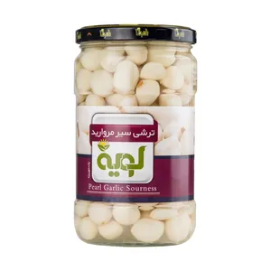 ترشی سیر مروارید لویه مقدار 650 گرم