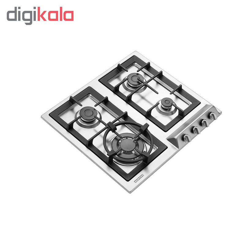 اجاق گاز صفحه‌ای چهار شعله استیل البرز مدل S-4655i