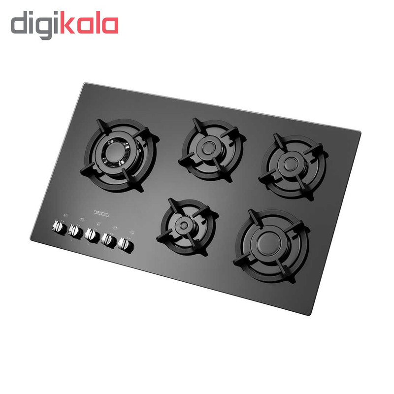 اجاق گاز صفحه‌ای پنج شعله استیل البرز مدل G-5957i