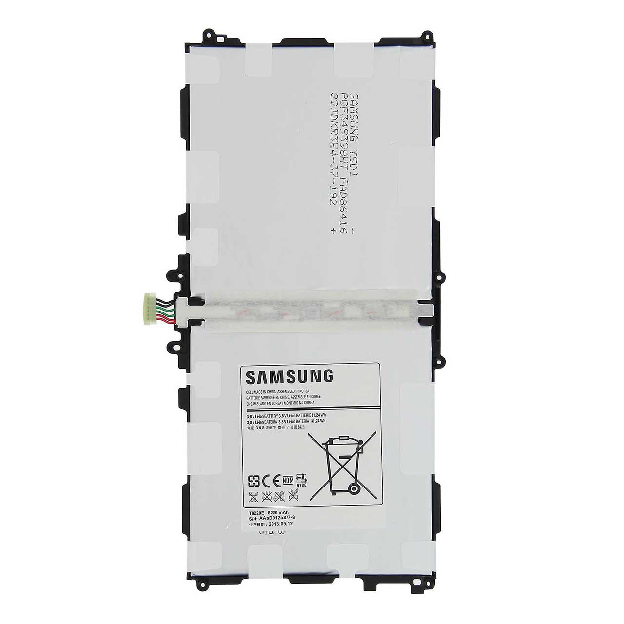 باتری تبلت مدل T8220E ظرفیت 8220 میلی آمپر ساعت مناسب برای تبلت سامسونگ GALAXY NOTE 10.1                     غیر اصل