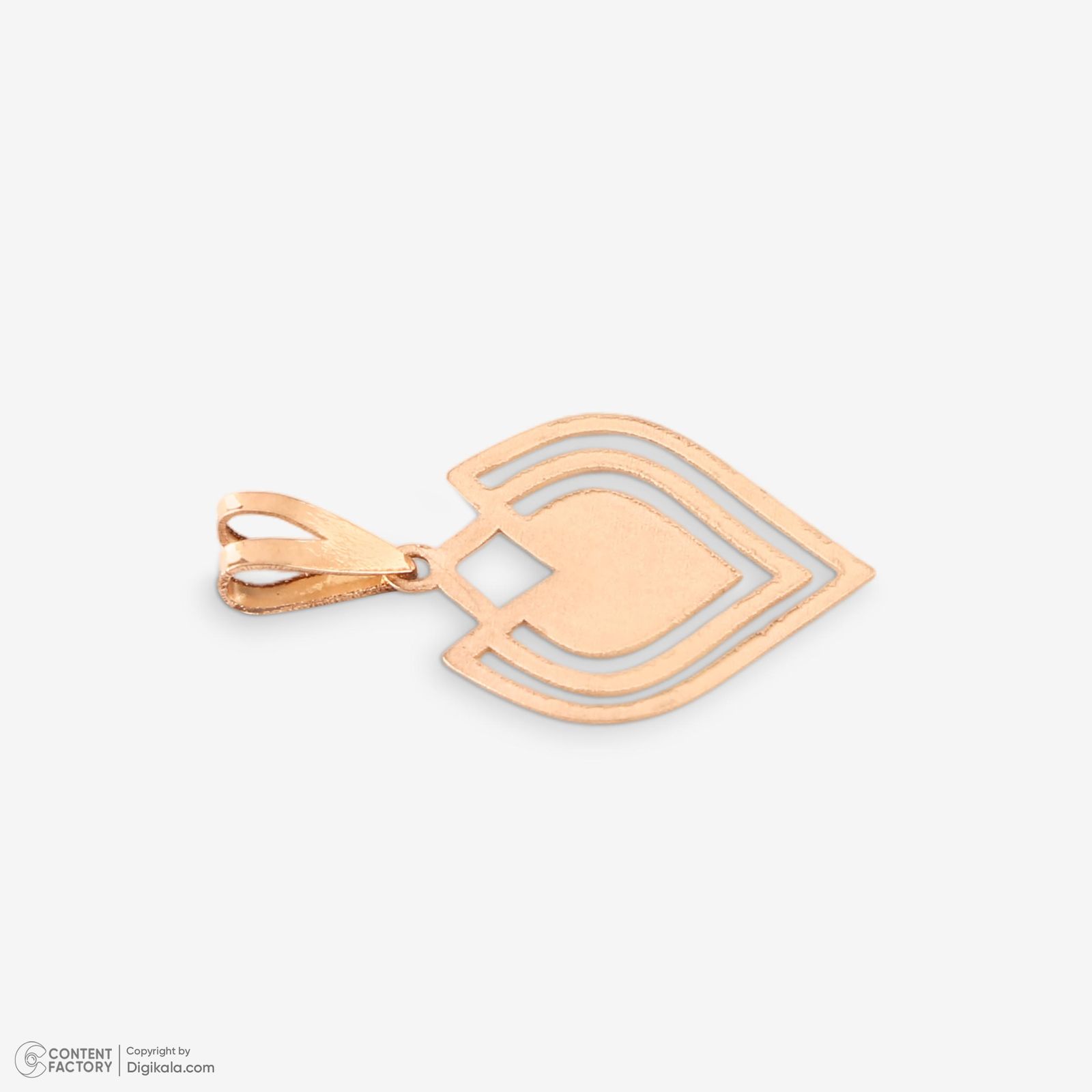 نیم ست طلا 18 عیار زنانه حافا گلد مدل قلب کد nim10 -  - 9