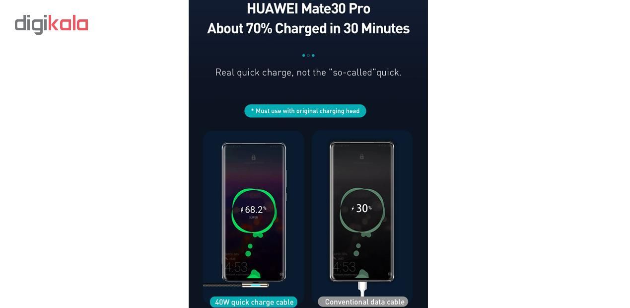 کابل تبدیل USB به USB-C باسئوس مدل CAT7C-C طول 2 متر main 1 2