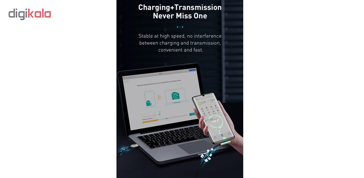 کابل تبدیل USB به USB-C باسئوس مدل CAT7C-C طول 2 متر main 1 8