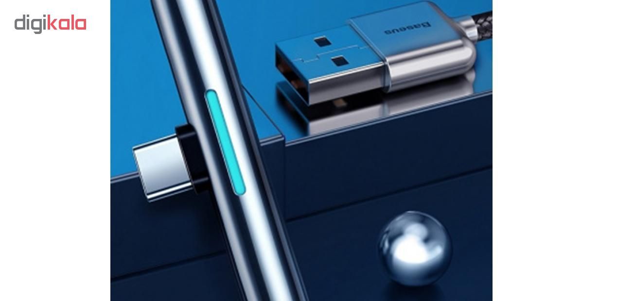 کابل تبدیل USB به USB-C باسئوس مدل CAT7C-C طول 2 متر main 1 10