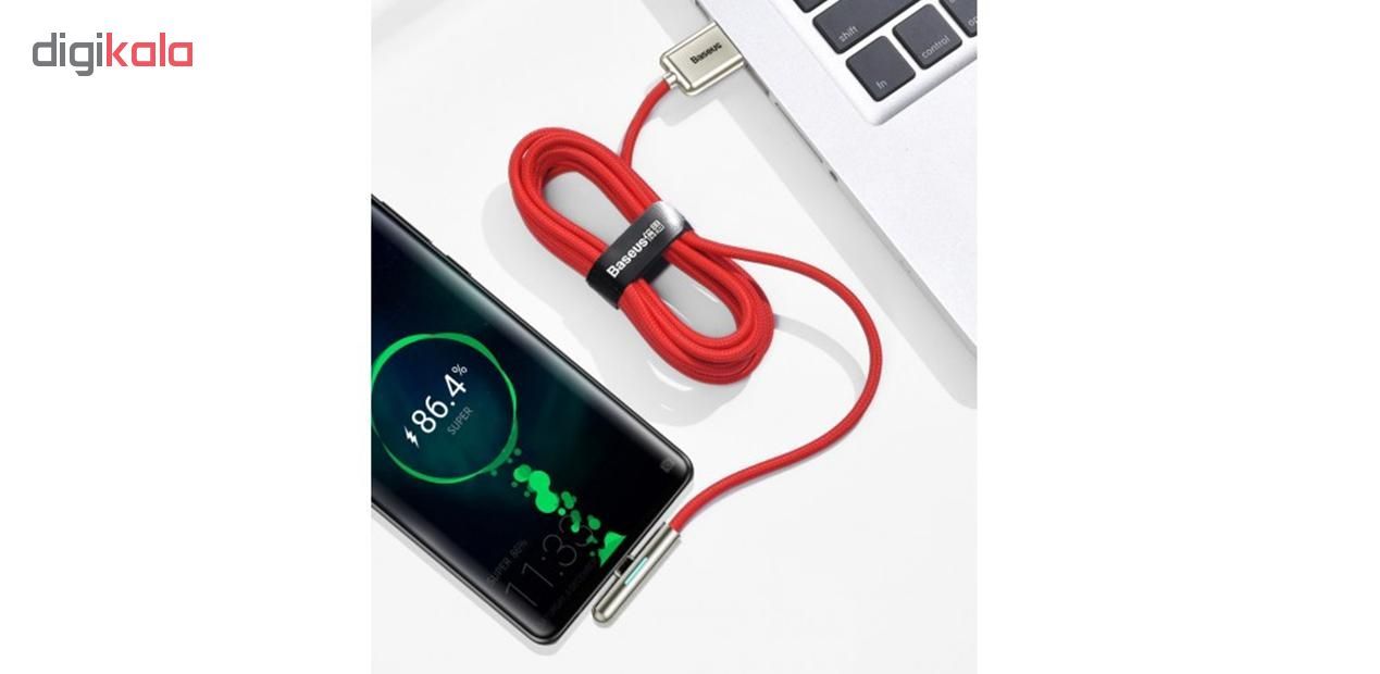 کابل تبدیل USB به USB-C باسئوس مدل CAT7C-C طول 2 متر main 1 13