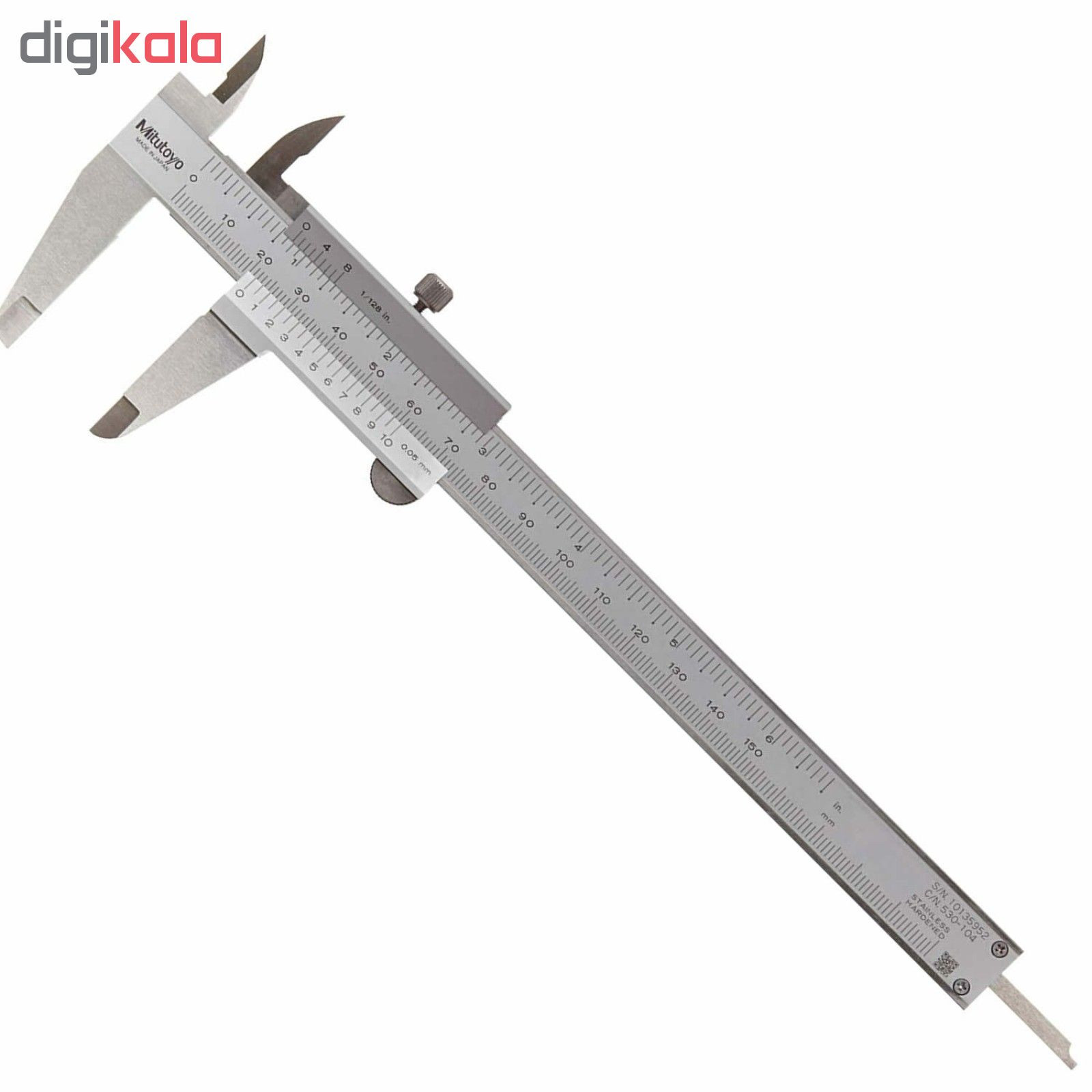 کولیس میتوتویو مدل 530-104 گستره 1-150 میلی متر کولیس میتوتویو مدل 530-104 گستره 1-150 میلی متر