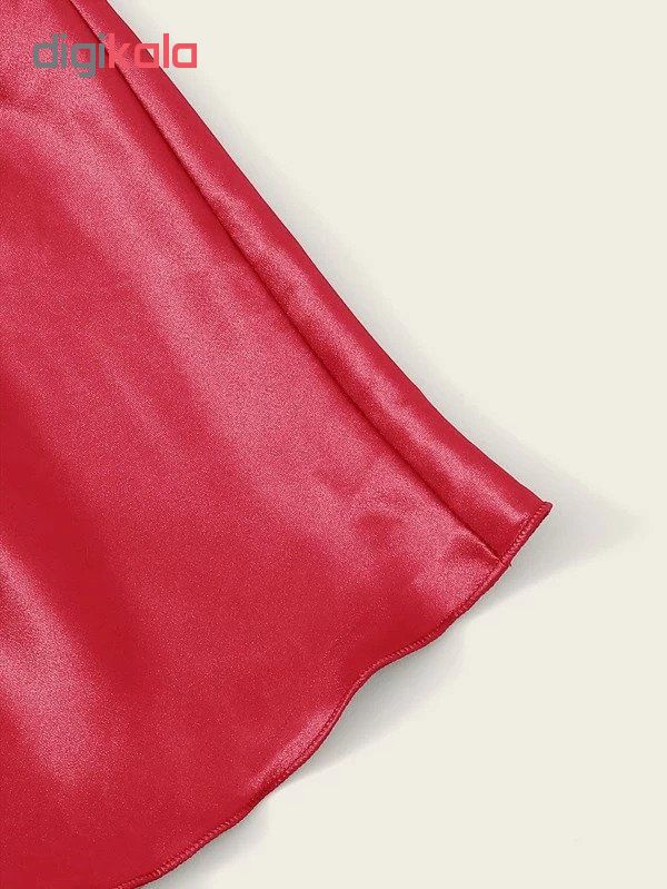 لباس خواب زنانه  کد T-830 رنگ قرمز