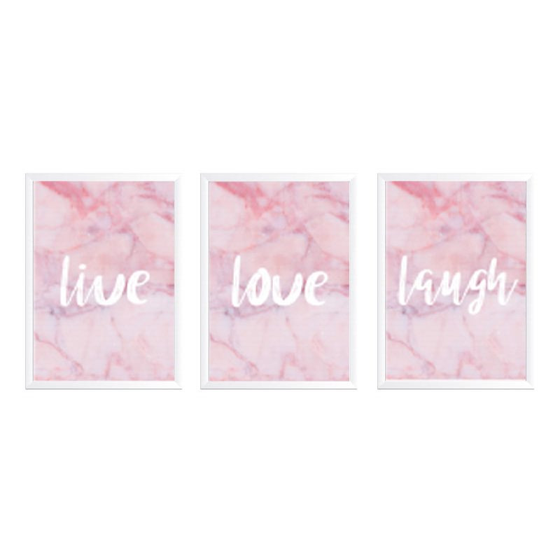 تابلو وینا مدل Live Love Laugh مجموعه 3 عددی تابلو وینا مدل Live Love Laugh مجموعه 3 عددی