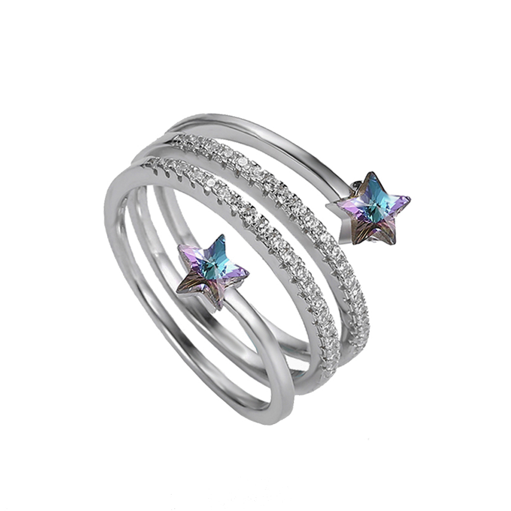 انگشتر نقره زنانه کد r399b