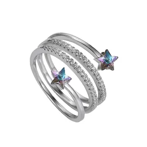 انگشتر نقره زنانه کد r399b