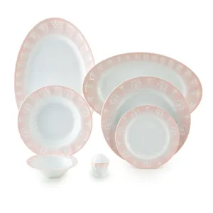 سرویس غذاخوری 29 پارچه چینی زرین ایران سری نئو کلاسیک مدل اُ آسیس درجه عالی