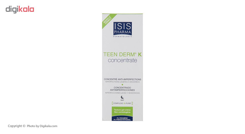 کنسانتره ضد جوش آیسیس فارما مدل Teen Derm وزن 30 میلی لیتر کنسانتره ضد جوش آیسیس فارما مدل Teen Derm وزن 30 میلی لیتر