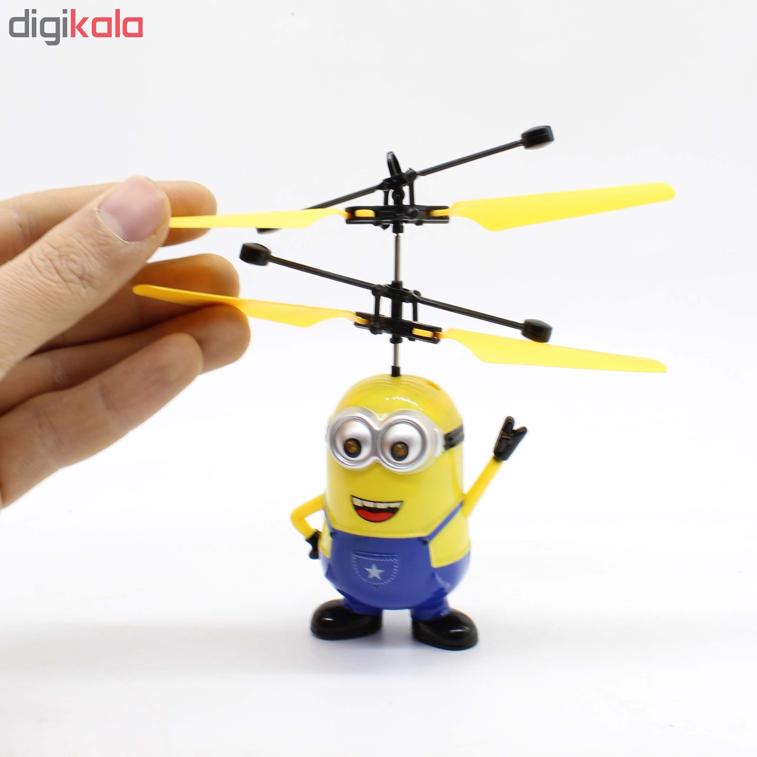 هلی کوپتر شارژی طرح مینیون مدل K1-803