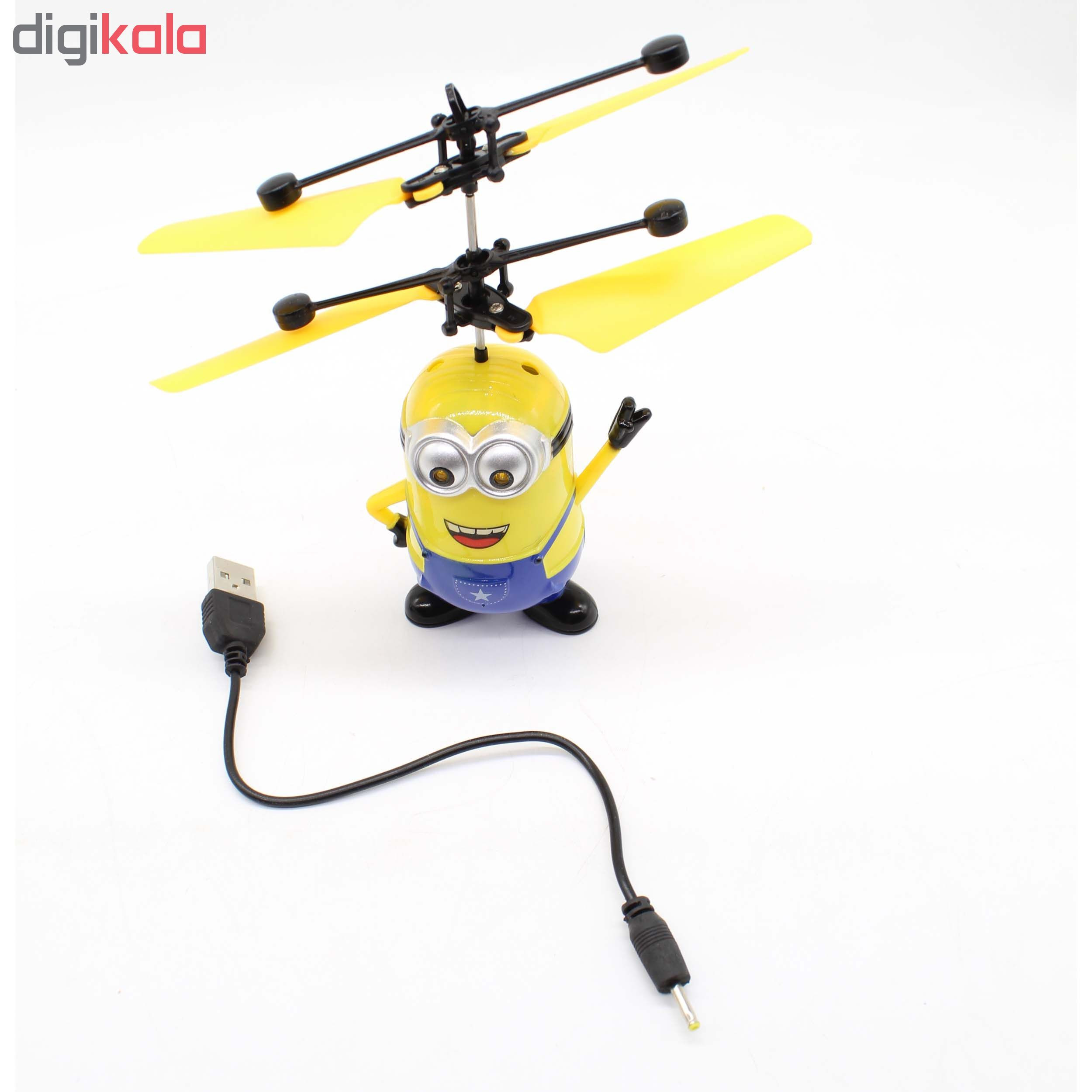هلی کوپتر شارژی طرح مینیون مدل K1-803