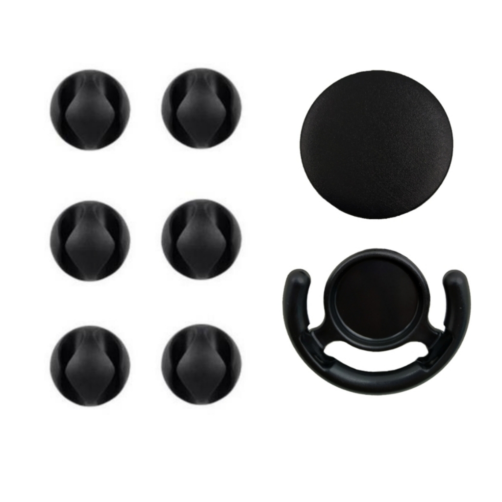 پایه نگهدارنده موبایل پاپ سوکت مدل Xx12به همراه 6 عدد نظم دهنده کابل