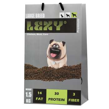 غذای خشک سگ لکسی مدل LARGE BREED وزن 1.5 کیلوگرم