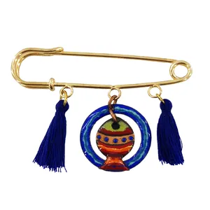 سنجاق سینه گالری آراسته طرح ماهی مدل 98405