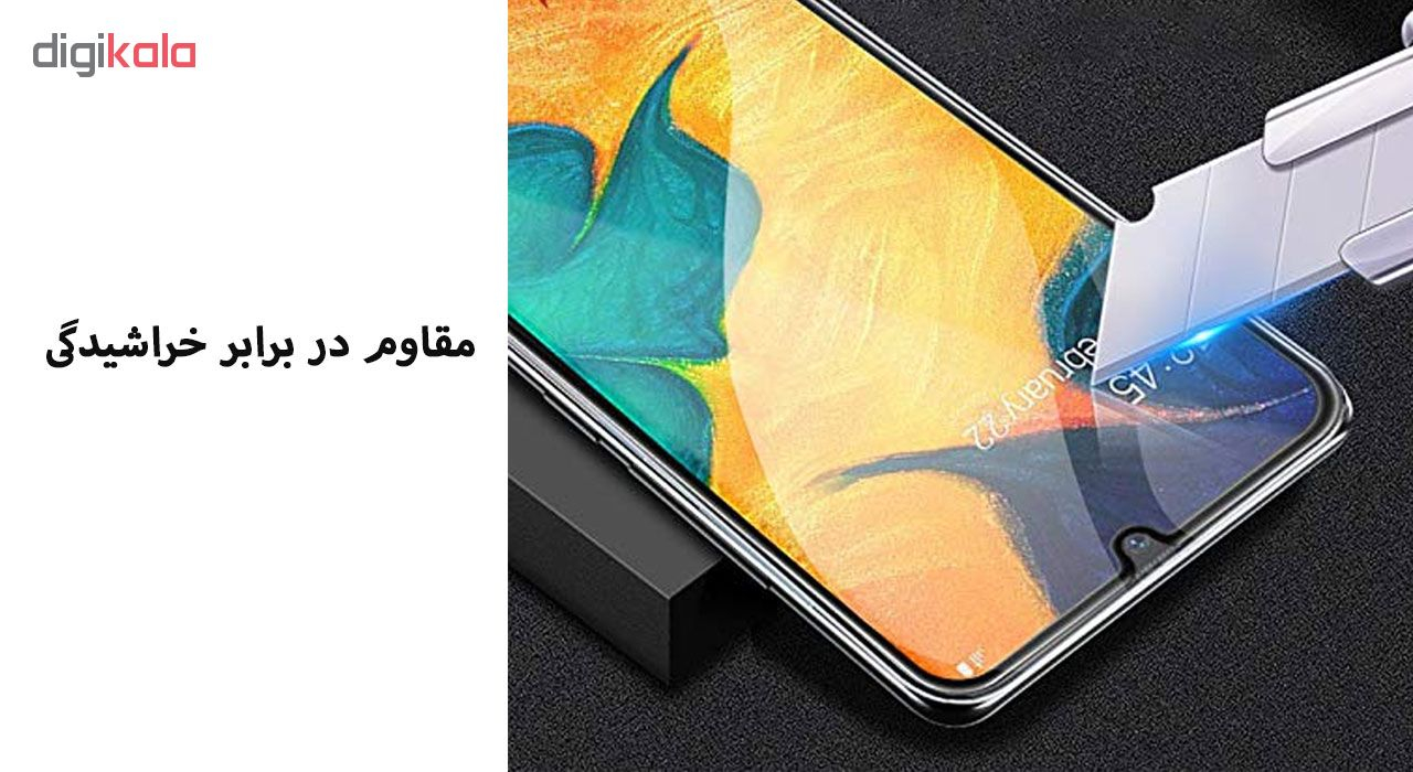 محافظ صفحه نمایش 5D هورس مدل FAG مناسب برای گوشی موبایل سامسونگ Galaxy A20 بسته دو عددی