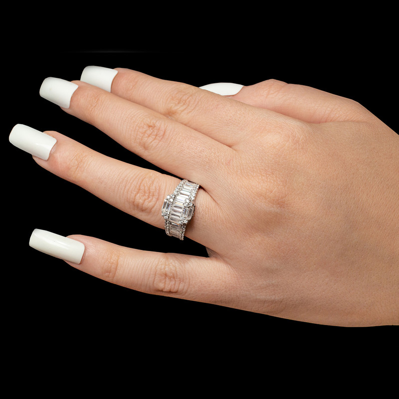 انگشتر نقره زنانه مدل AMT_R104