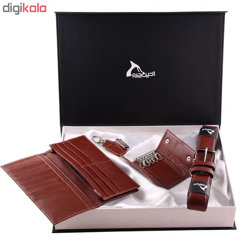 ست هدیه مردانه چرم بارز کد DS53