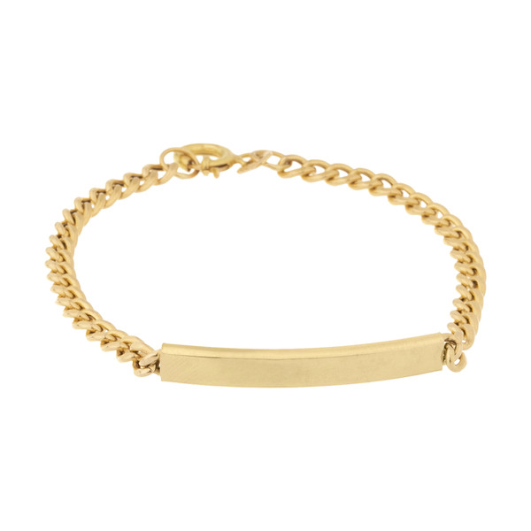 دستبند طلا 18 عیار زنانه میو گلد مدل BC73