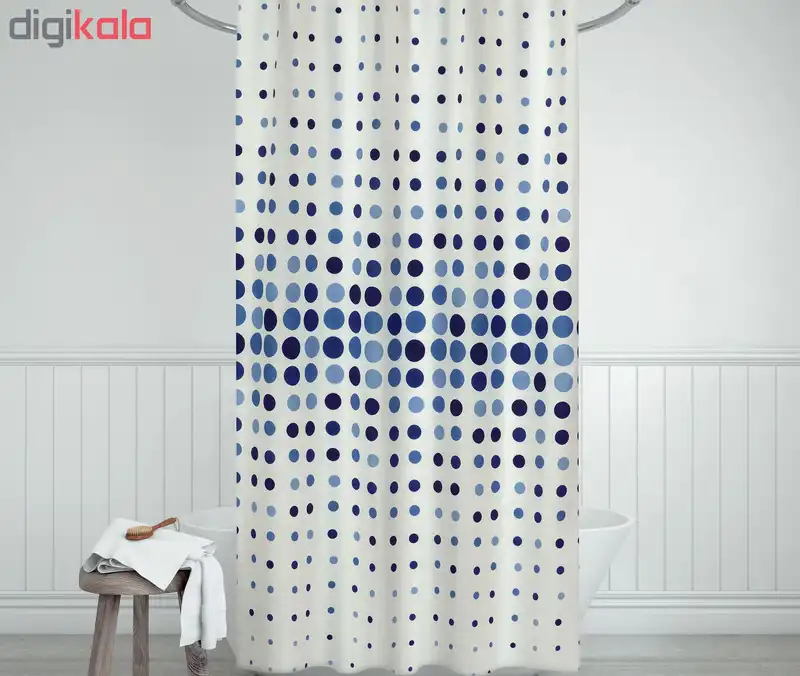 پرده حمام دلفین کد Ev-4961 v1 سایز 200×180 سانتی متر