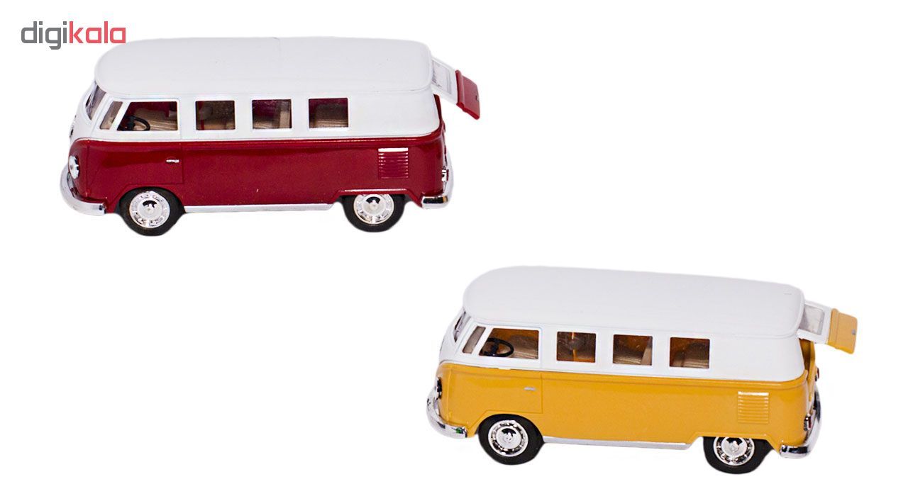 ماشین بازی کینزمارت مدل Volkswagen Classical Bus 1962