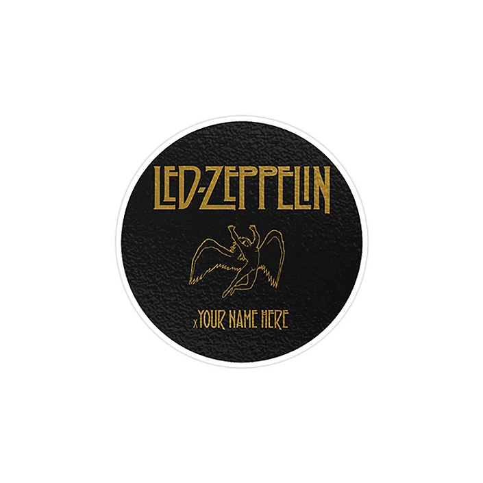 استیکر لپ تاپ ماسا دیزاین طرح Ledzeppelin مدل STK488