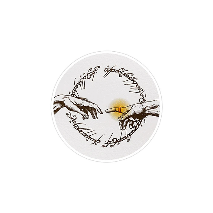 استیکر لپ تاپ ماسا دیزاین طرح دست مدل STK507