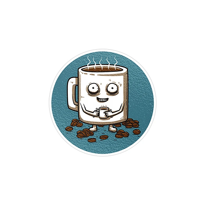 استیکر لپ تاپ ماسا دیزاین طرح Coffee مدل STK509