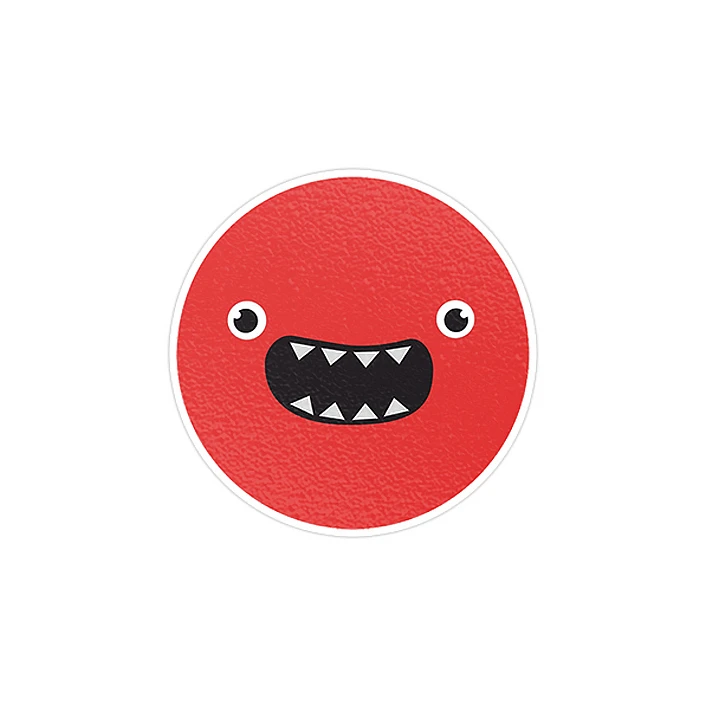 استیکر لپ تاپ ماسا دیزاین طرح monster مدل STK519