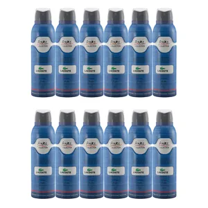 اسپری خوشبو کننده بدن مردانه آنیکا مدل LACOSTE حجم 200 میلی لیتر مجموعه 12 عددی