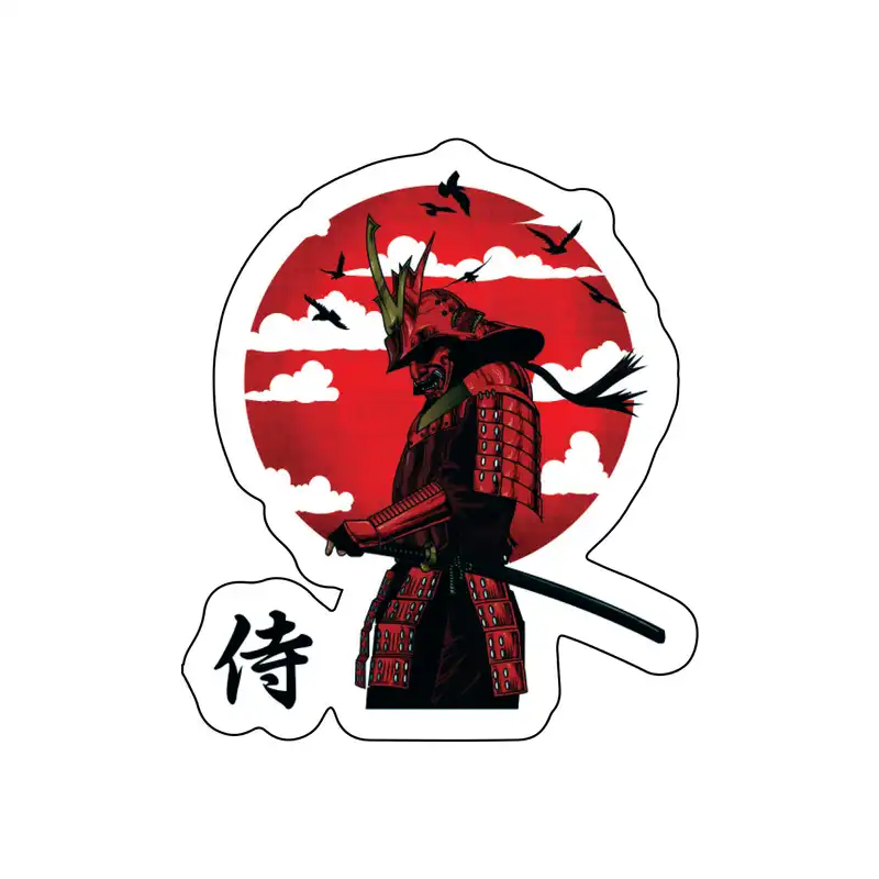 برچسب بدنه خودرو طرح سامورایی کد E-112