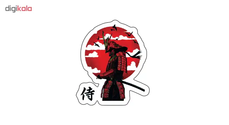 برچسب بدنه خودرو طرح سامورایی کد E-112