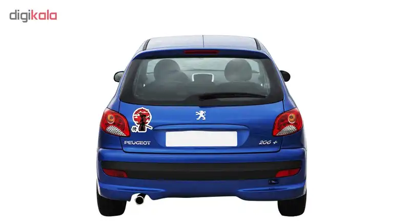 برچسب بدنه خودرو طرح سامورایی کد E-112