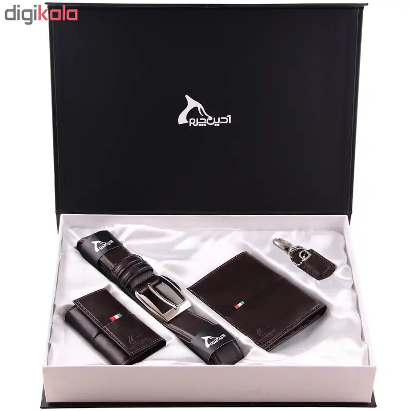 ست هدیه مردانه چرم بارز کد DS54