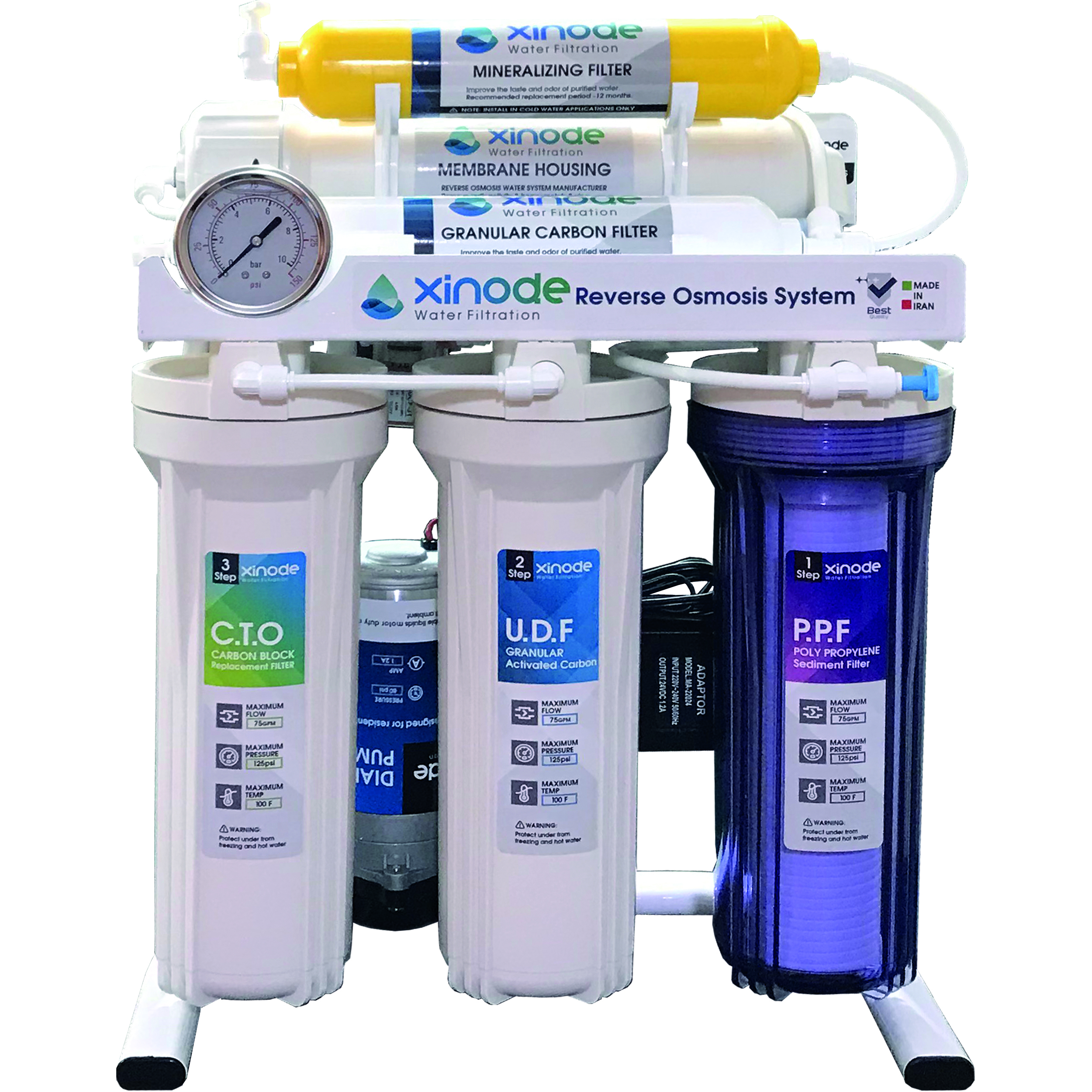 دستگاه تصفیه کننده آب زینود مدل AXT-105HB