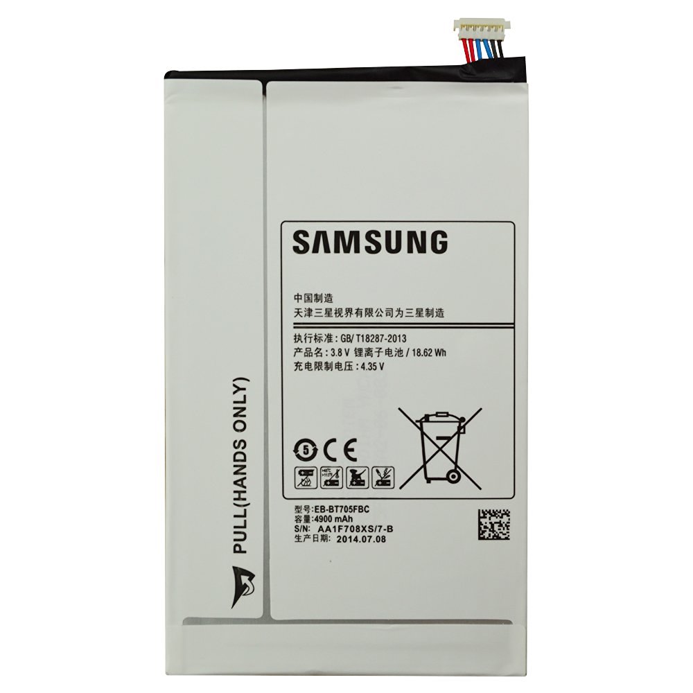 باتری تبلت مدل EB-BT705FBE ظرفیت 4900 میلی آمپر ساعت مناسب تبلت سامسونگ 8.4 Galaxy Tab S                      غیر اصل