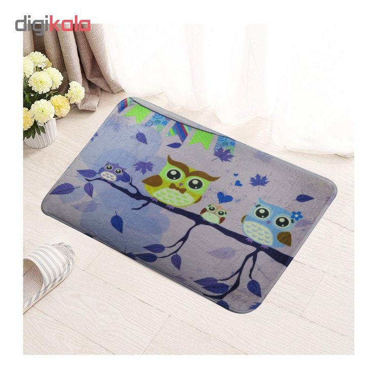 پادری طرح جغد کد brfp-090 سایز 58x40 سانتیمتر