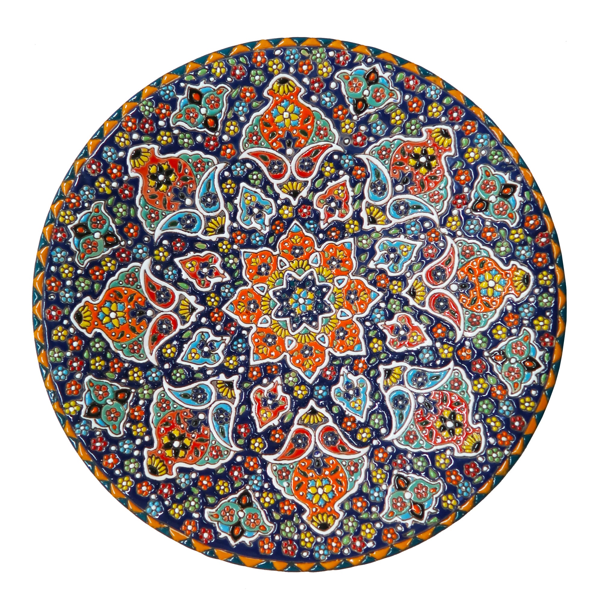 بشقاب میناکاری مدل Plt-c-DB42-30