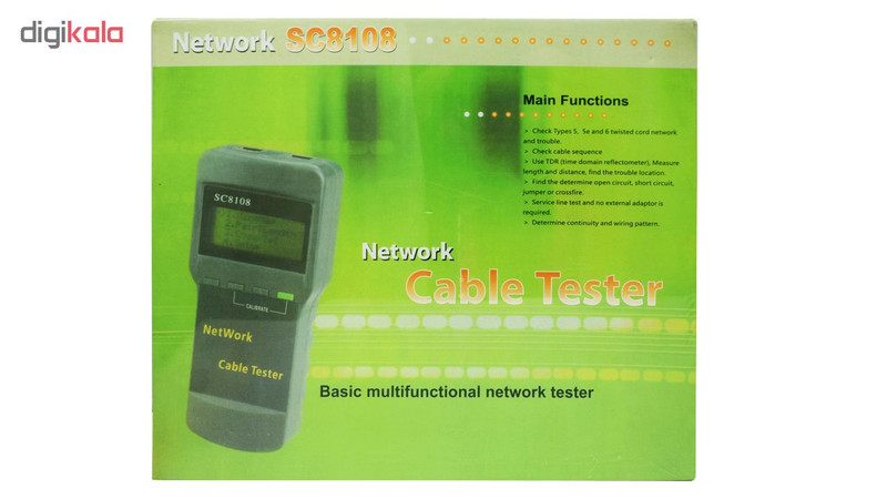 تستر کابل شبکه کد SC8108