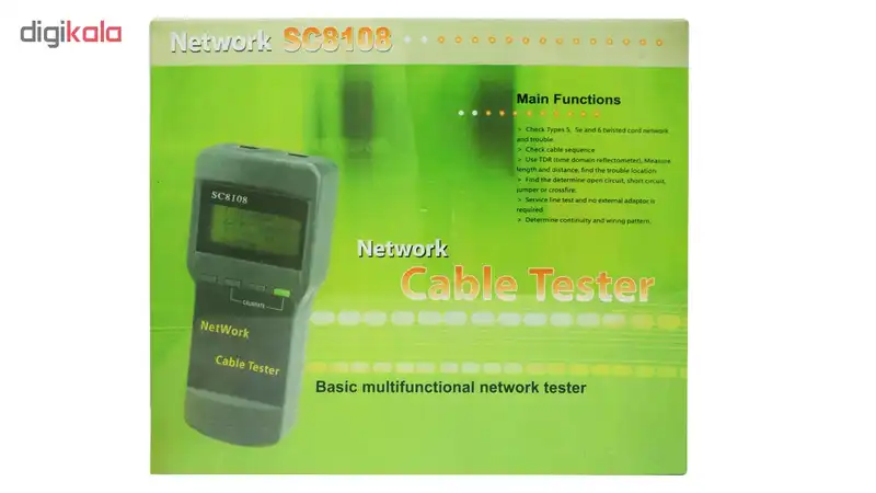 تستر کابل شبکه کد SC8108