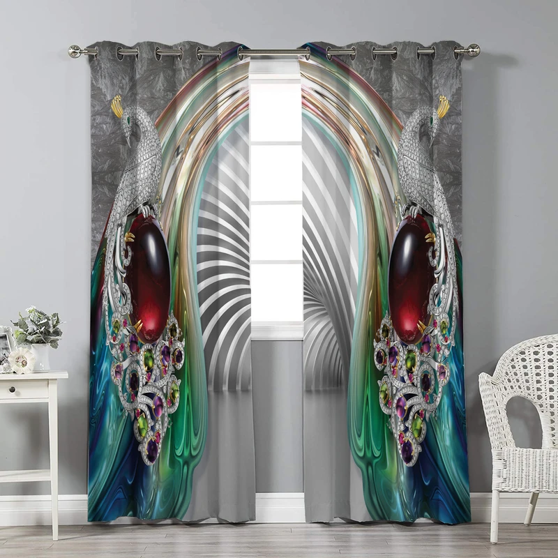 پرده نیروانا مدل pl1762 سایز 280 × 140 سانتی متر