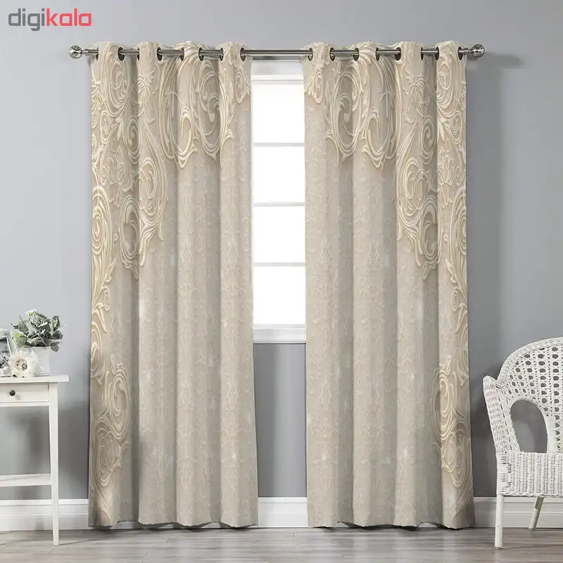 پرده نیروانا مدل pl1739 سایز 280 × 140 سانتی متر