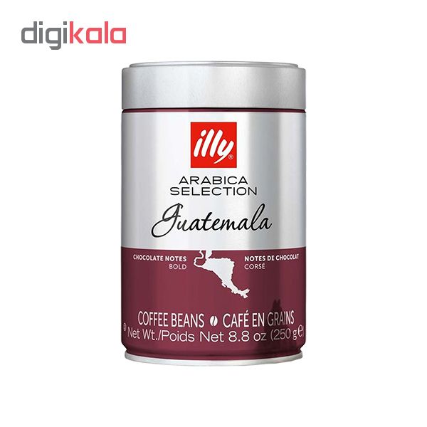 دانه قهوه ایلی مدل guatemala مقدار 250 گرم