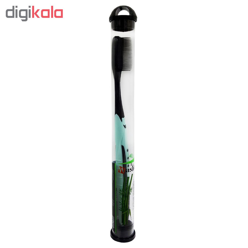 مسواک واشامی کد 015 با برس نرم مجموعه 4 عددی