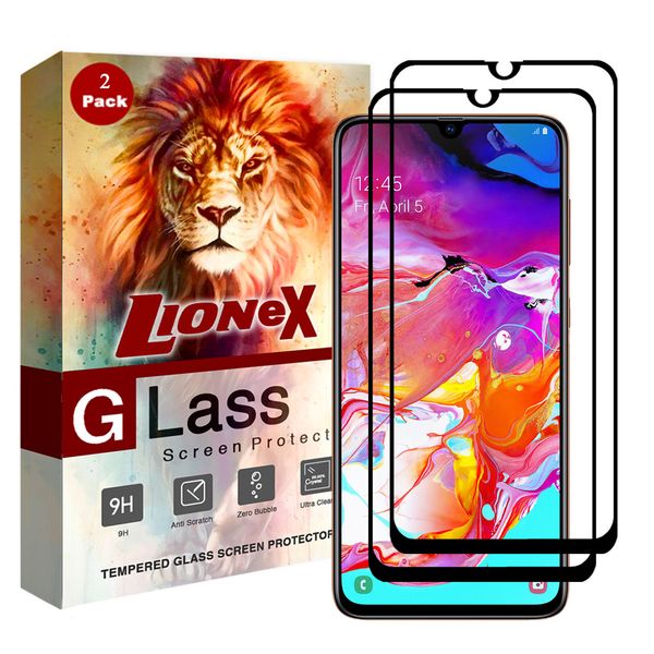 محافظ صفحه نمایش 5D لایونکس مدل USS مناسب برای گوشی موبایل سامسونگ Galaxy A70 بسته دو عددی محافظ صفحه نمایش 5D لایونکس مدل USS مناسب برای گوشی موبایل سامسونگ Galaxy A70 بسته دو عددی