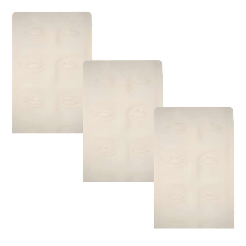 پوست مصنوعی تتو چشم و ابرو کد 001 مجموعه 3 عددی