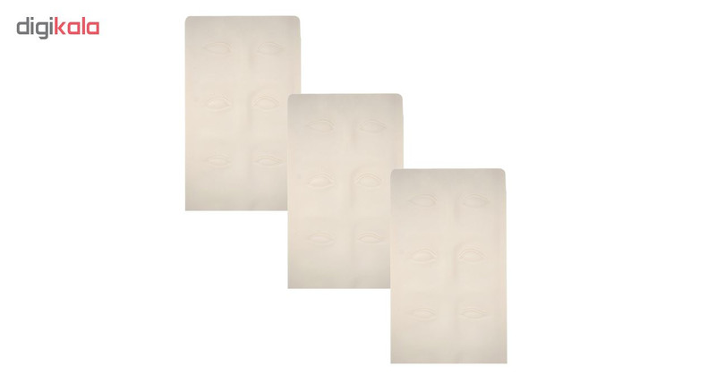 پوست مصنوعی تتو چشم و ابرو کد 001 مجموعه 3 عددی