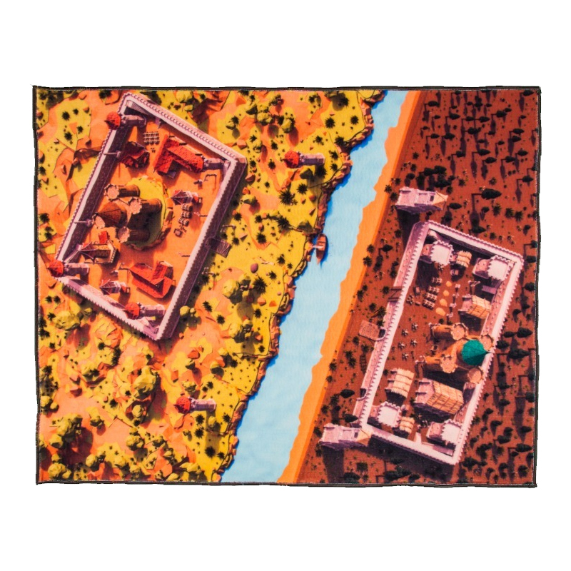 زیرانداز بازی طرح قرون وسطی 120×150 سانتی متر